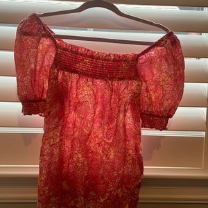 Off the shoulder JCrew blouse